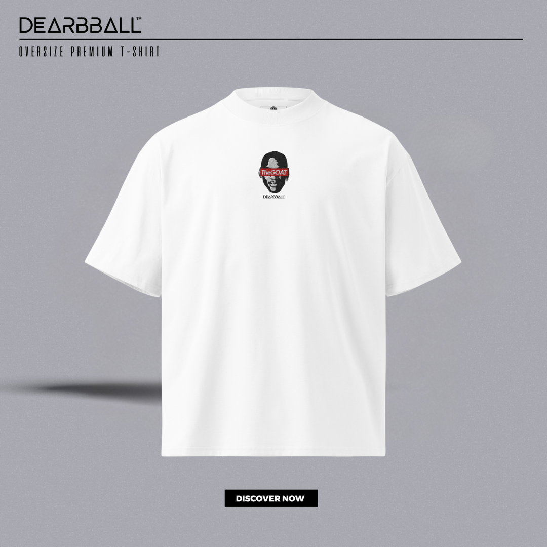 DearBBall T-Shirt Oversized Premium - TheGOAT BRODERIE Edition