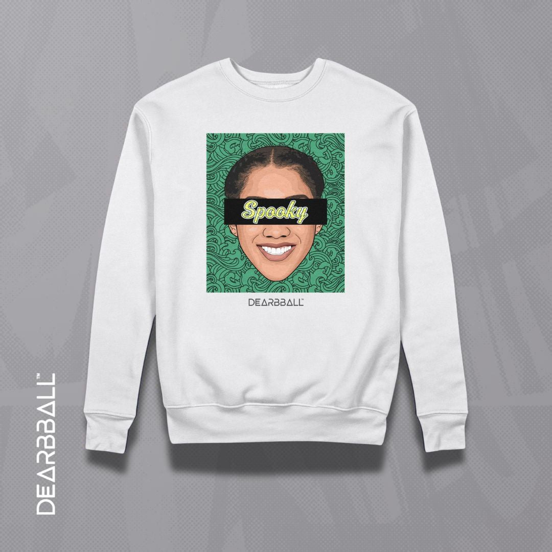 DearBBall Sweat - SPOOKY Waves Tattoo Green Edition