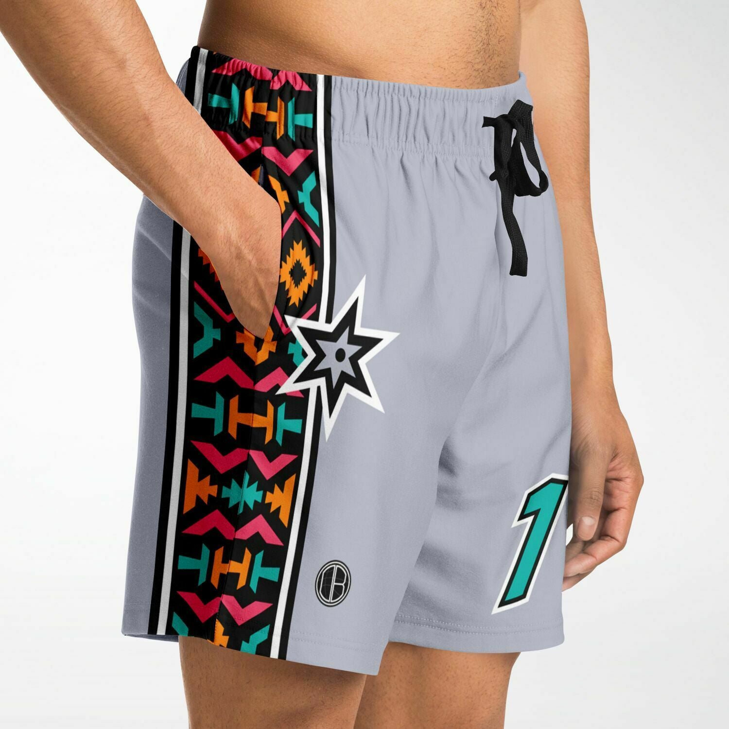 Pantalón Corto DearBBall Fashion - Edición Limitada San Antonio Gris
