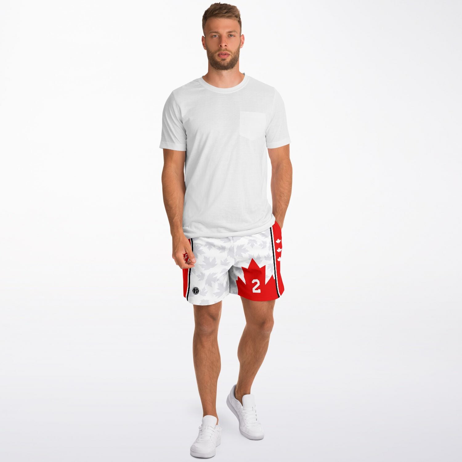 DearBBall Fashion Shorts - SGA 2 Canada Maple White Edition