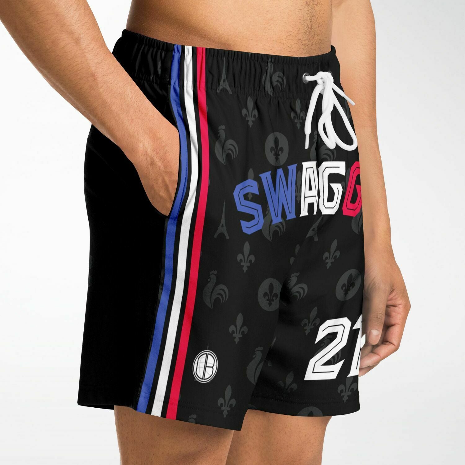 DearBBall Fashion Shorts - SWAGGY France Royauté Black Edition