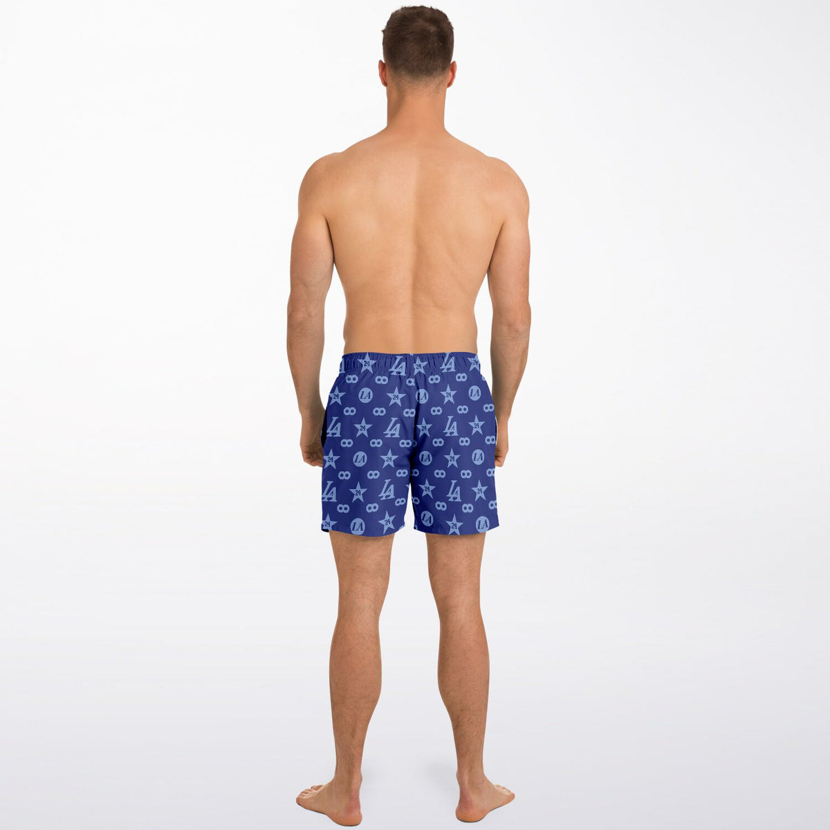 INFINITY Blue Swim Trunks