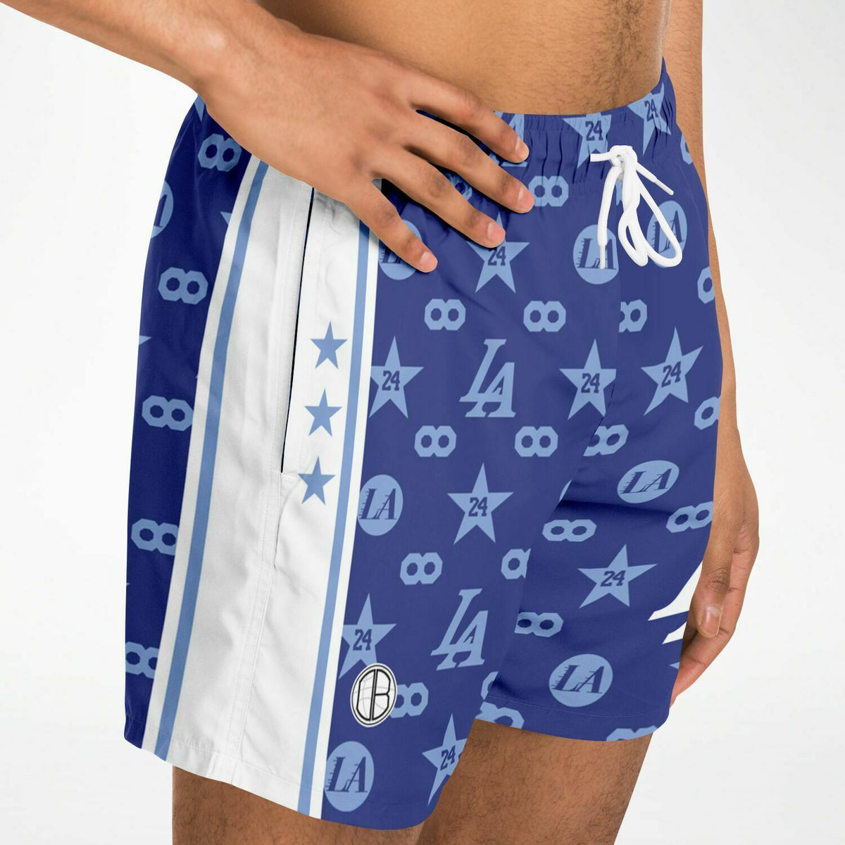 INFINITY Blue Swim Trunks