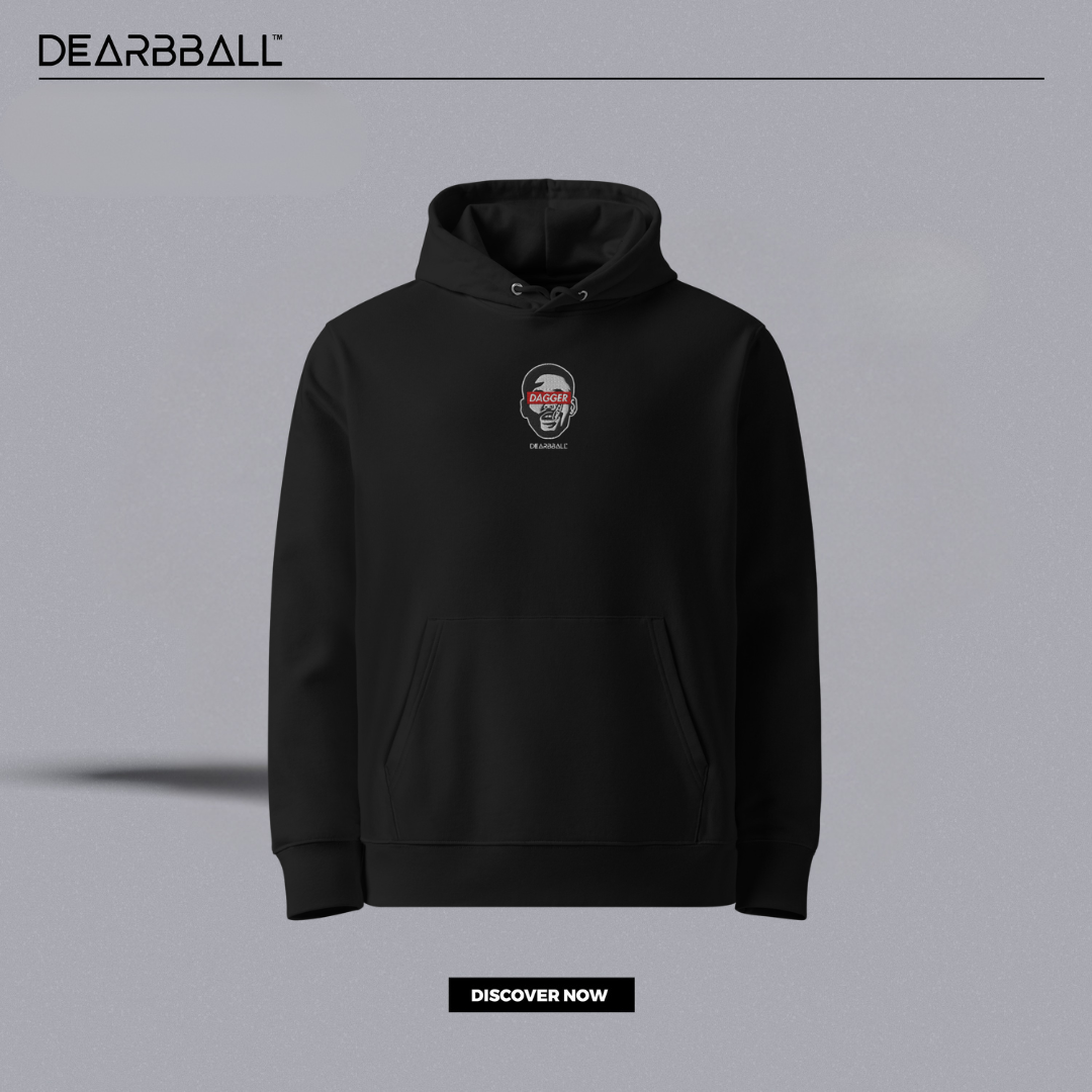 DearBBall Hoodie Premium - Dagger MouthGuard BRODERIE Edition