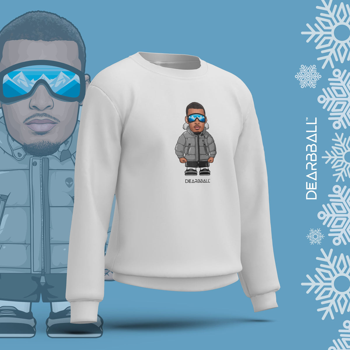 DearBBall Felpa - The AL1EN Glacier Conqueror