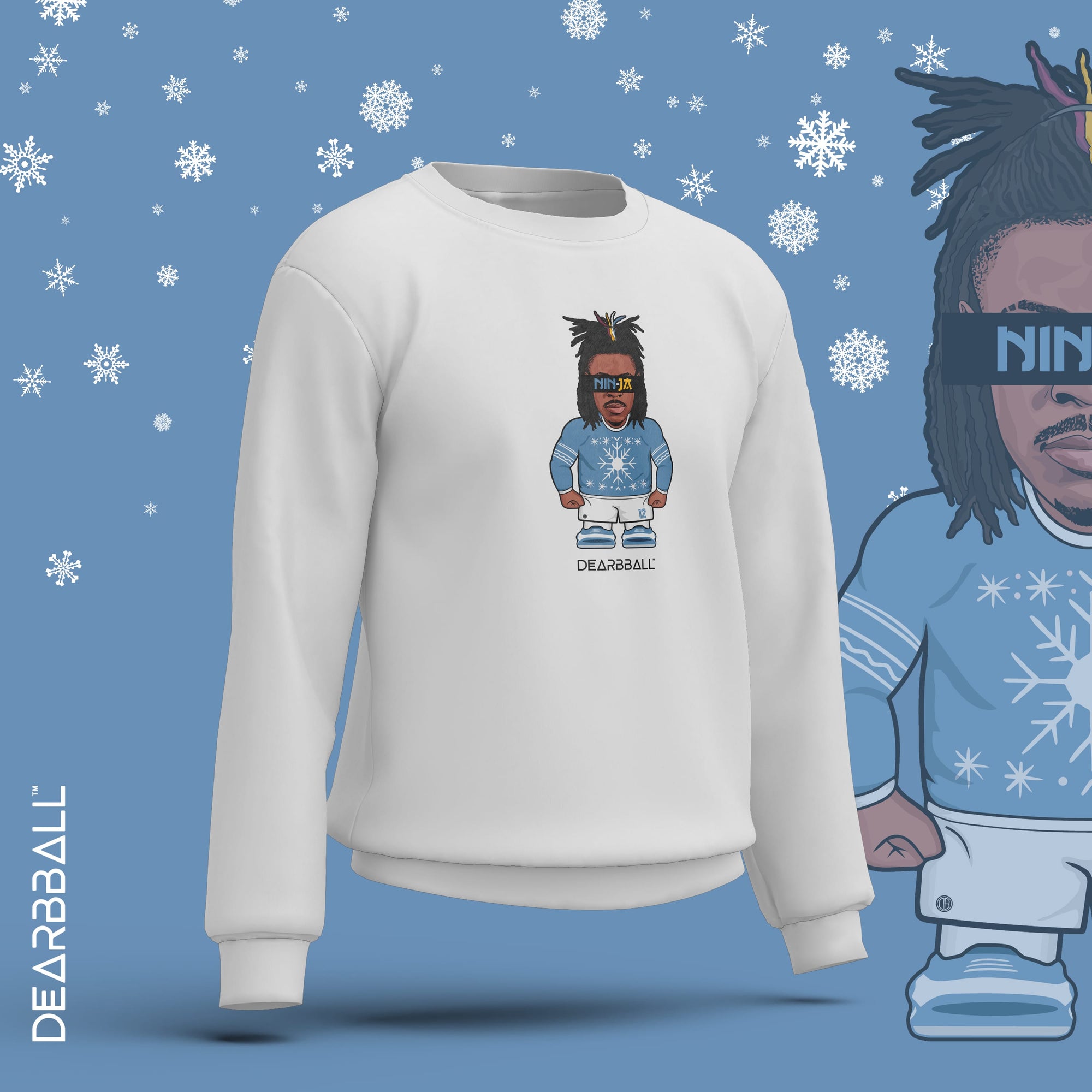 DearBBall Sweatshirt - Frozen Blizzard NIN-JA Edition