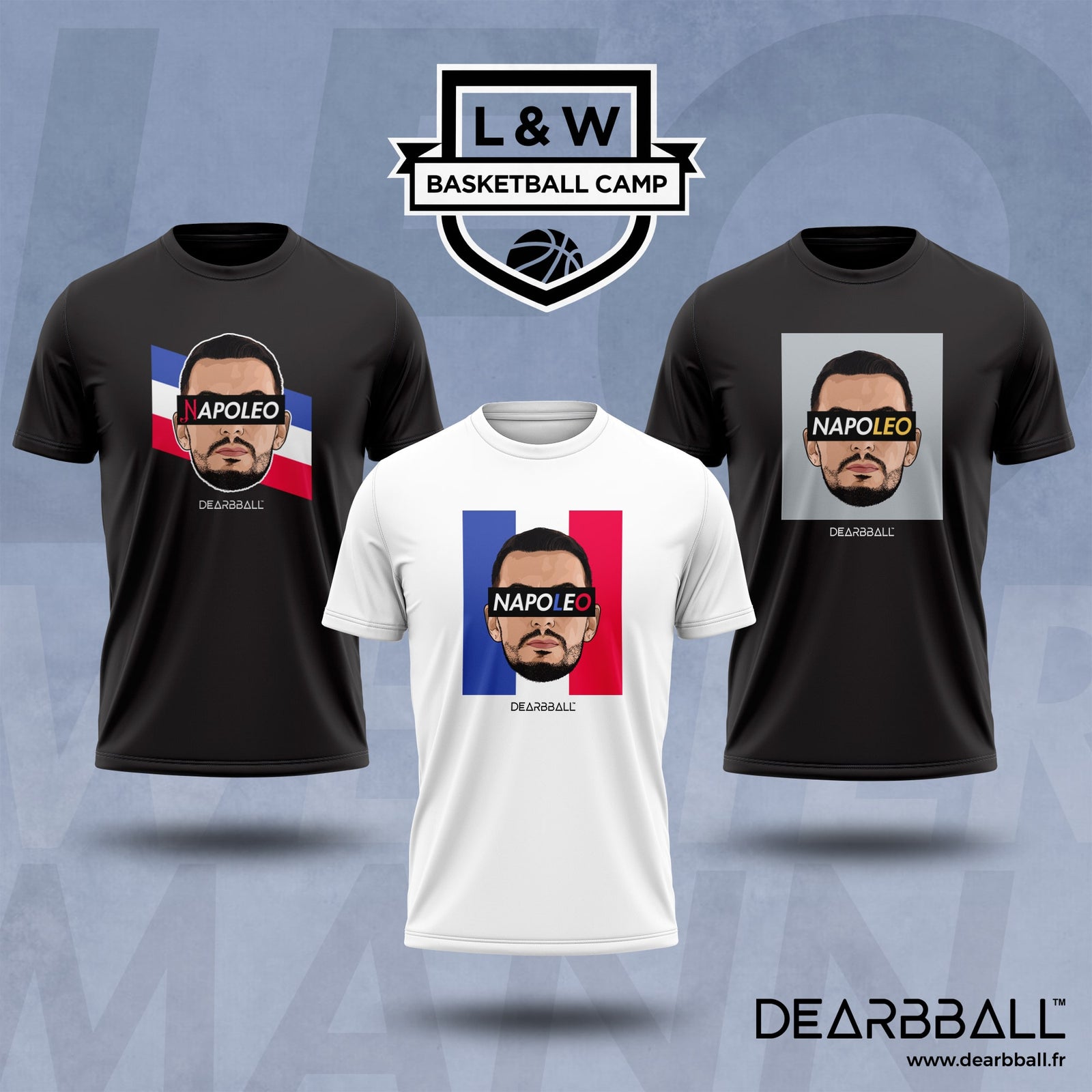 DearBBall Pack 3 T-Shirts - NAPOLEO Edition
