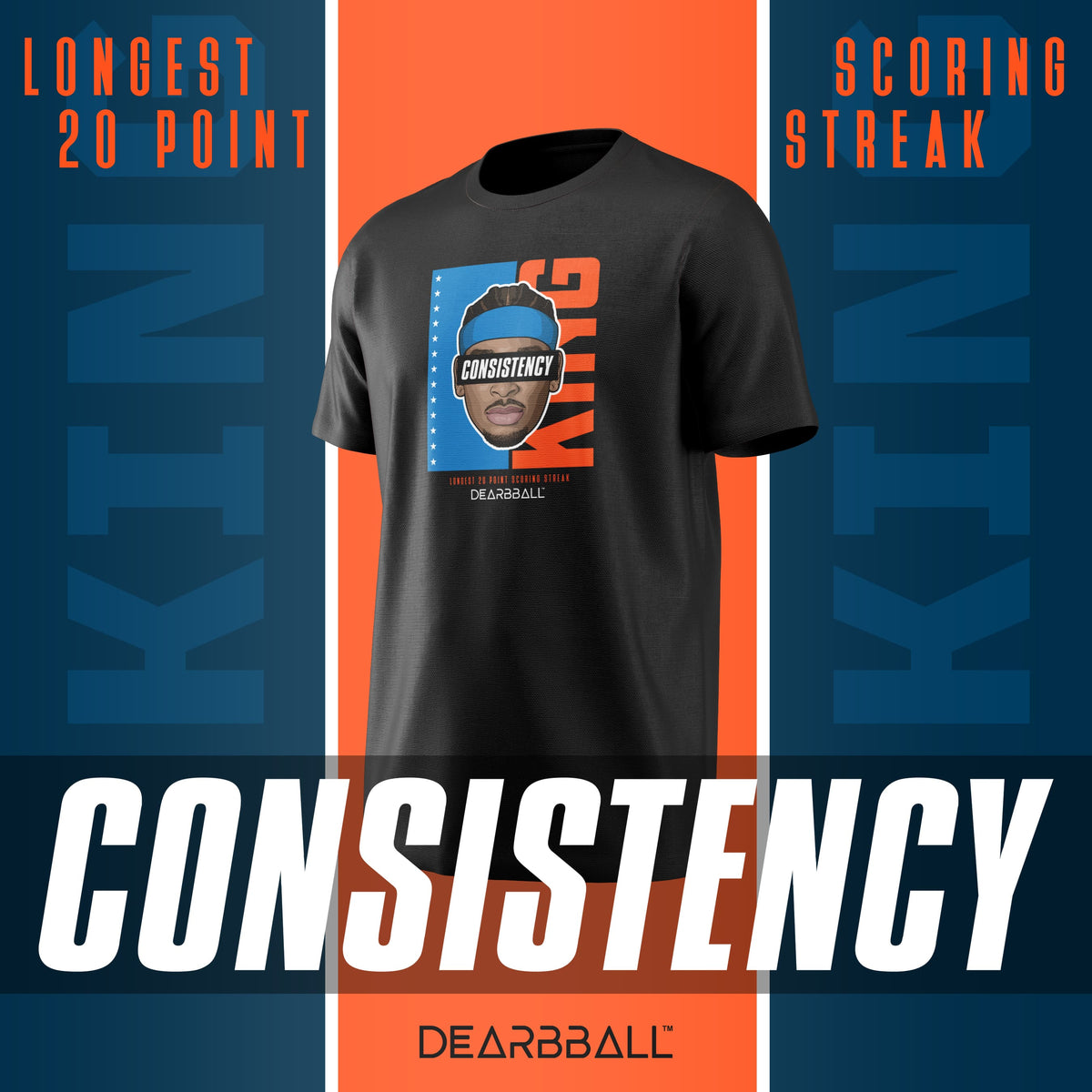 DearBBall T-Shirt - SHAI Consistency King Record Edition