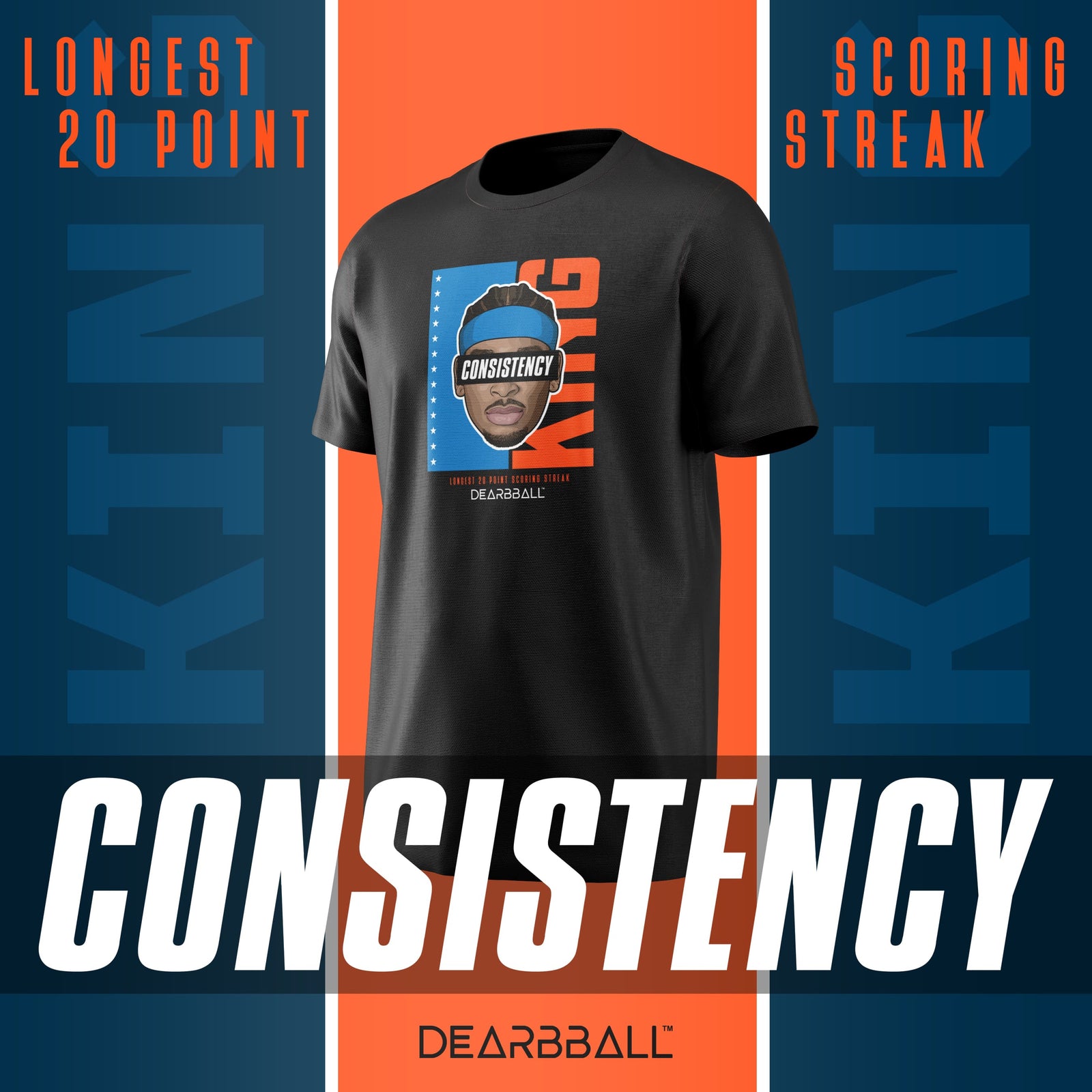 DearBBall T-Shirt - SHAI Consistency King Record Edition