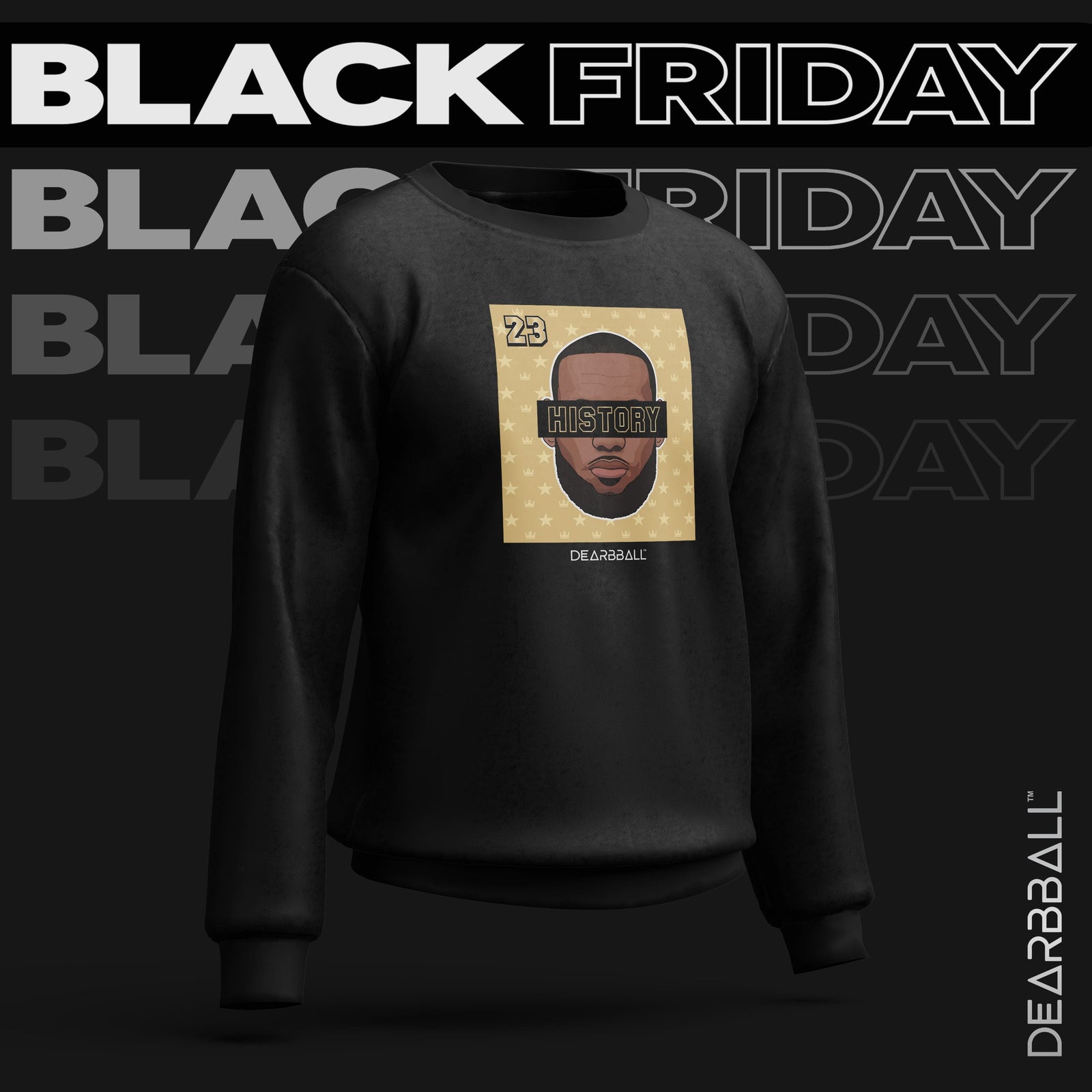 DearBBall Sweatshirt - HISTORY Gold Edition