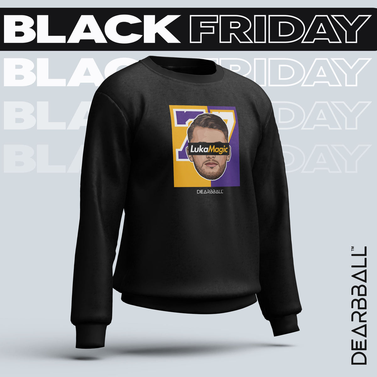 DearBBall Sweatshirt - LukaMagic 77 Numbered Edition