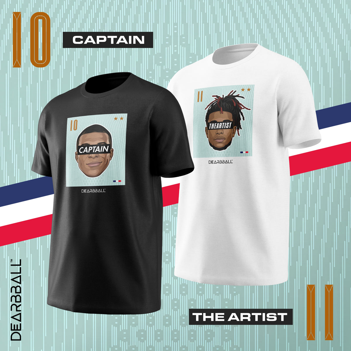 DearBBall 2 T-Shirts - CAPTAIN x TheARTIST Liberty Statue CDM Edition