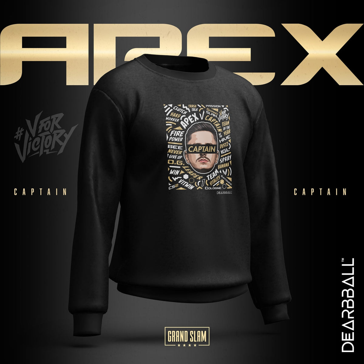 DearBBall Sweatshirt - APEX CAPTAIN Words Matter VITALITY