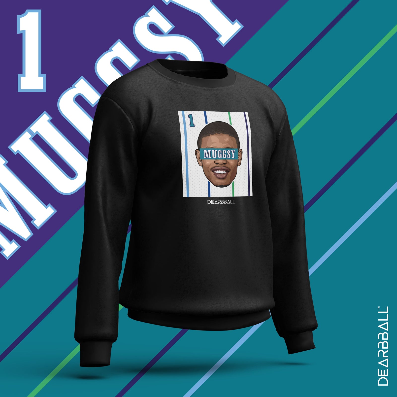 DearBBall Sweatshirt - MUGGSY Weiß Edition