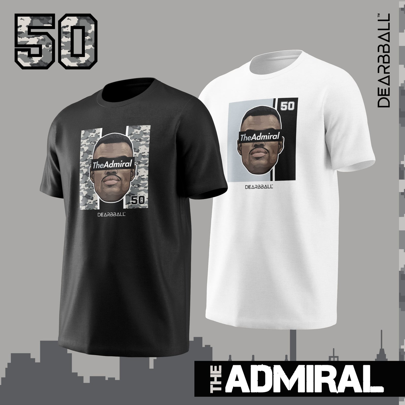 DearBBall T-Shirt - The Admiral Camouflage Edition