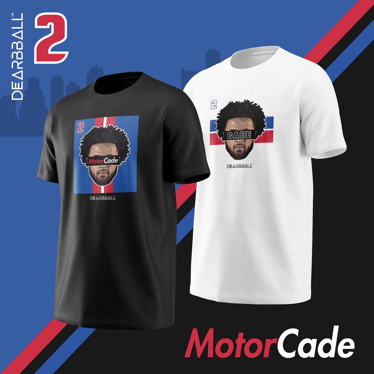 DearBBall Pack 2 T-Shirts - CADE Detroit Edition