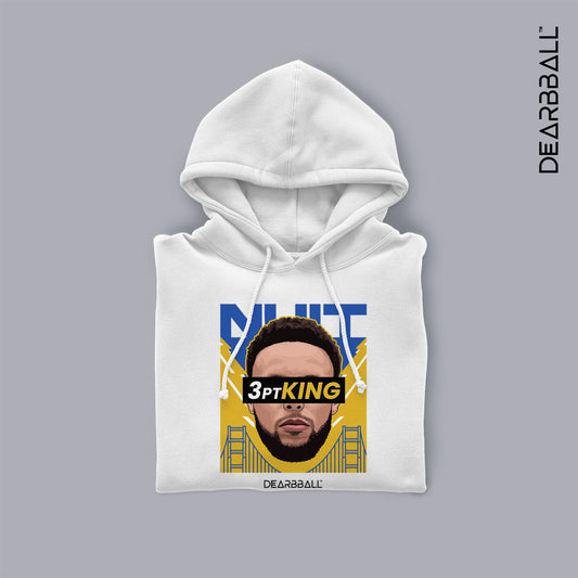 DearBBall Felpa con Cappuccio - 3PT KING Edizione Notte
