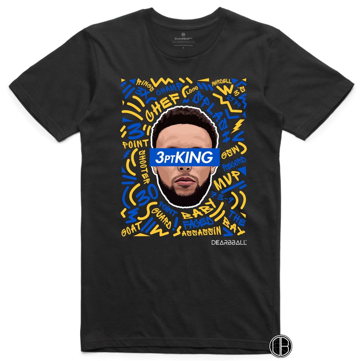 DearBBall T-Shirt - 3pt KING Words Matter Edition