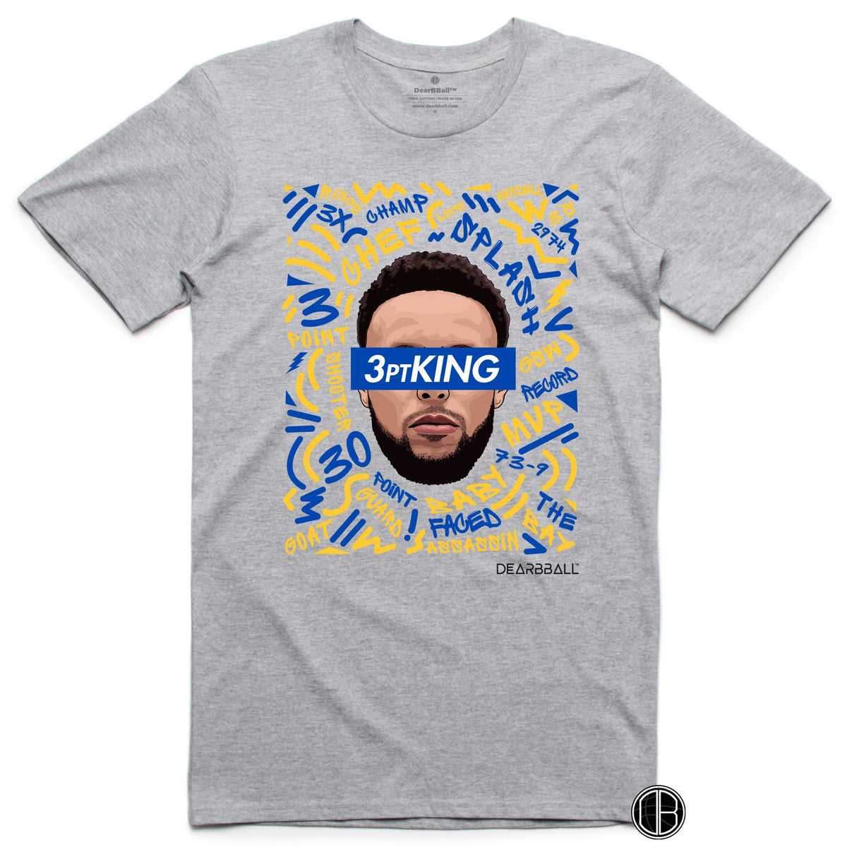 DearBBall T-Shirt - 3pt KING Words Matter Edition