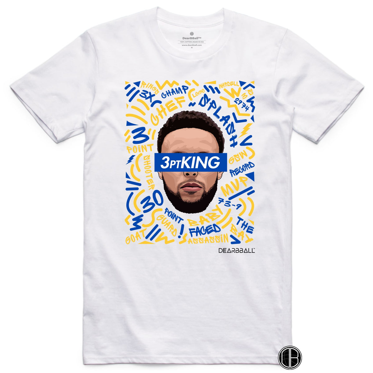 DearBBall T-Shirt - 3pt KING Words Matter Edition