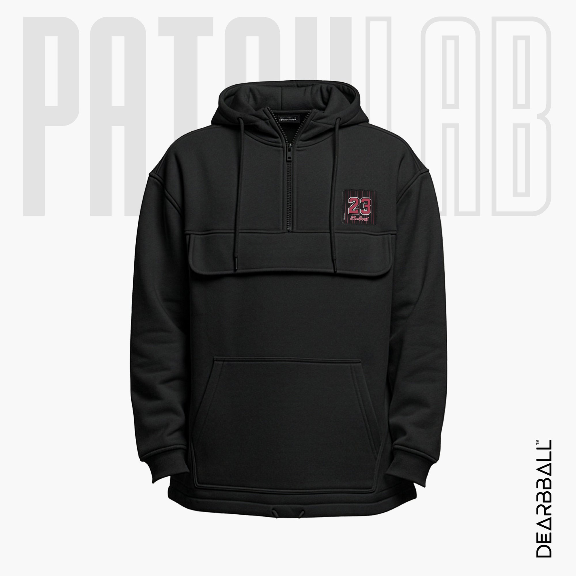 Hoodie 3/4 Zip PatchLab