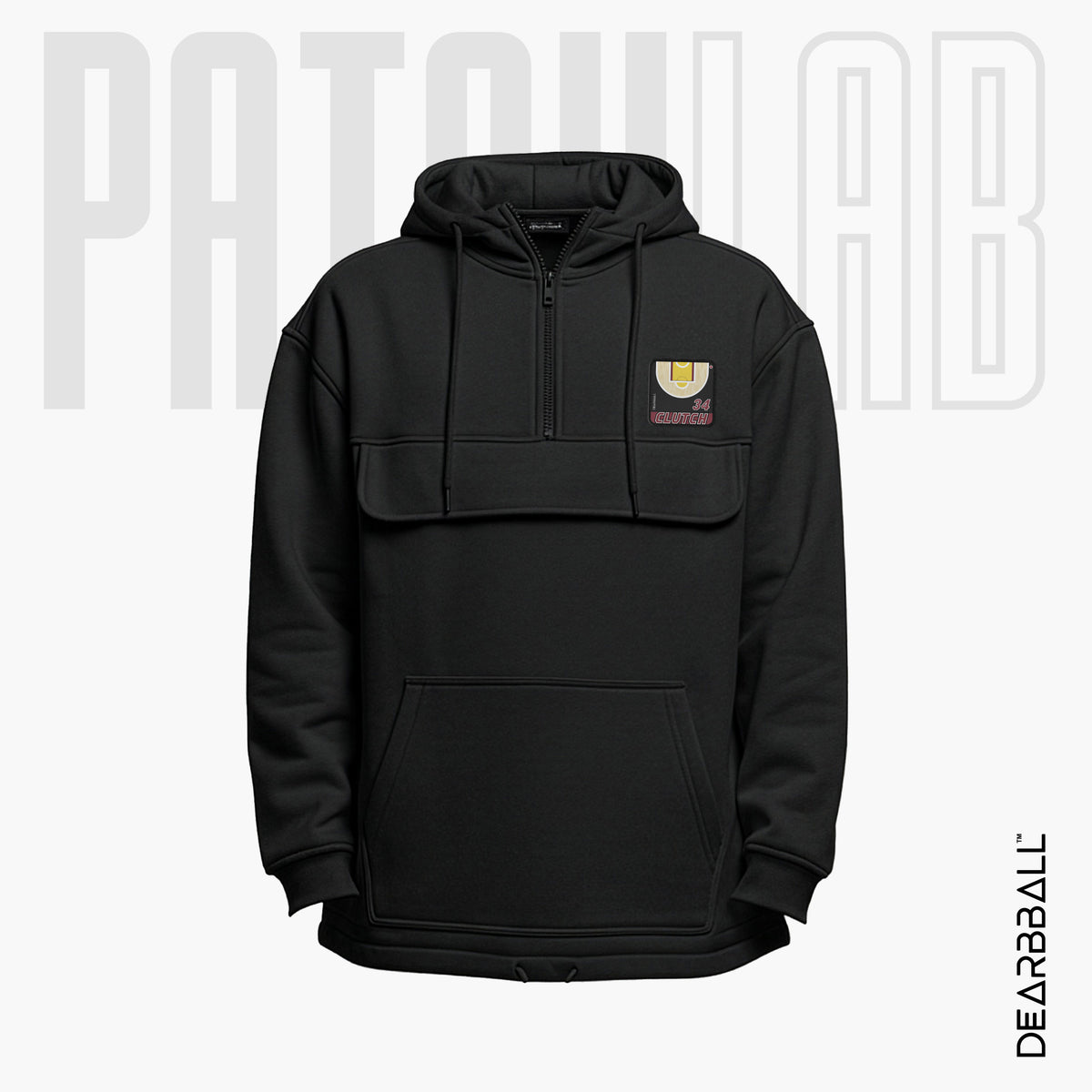 Hoodie 3/4 Zip PatchLab
