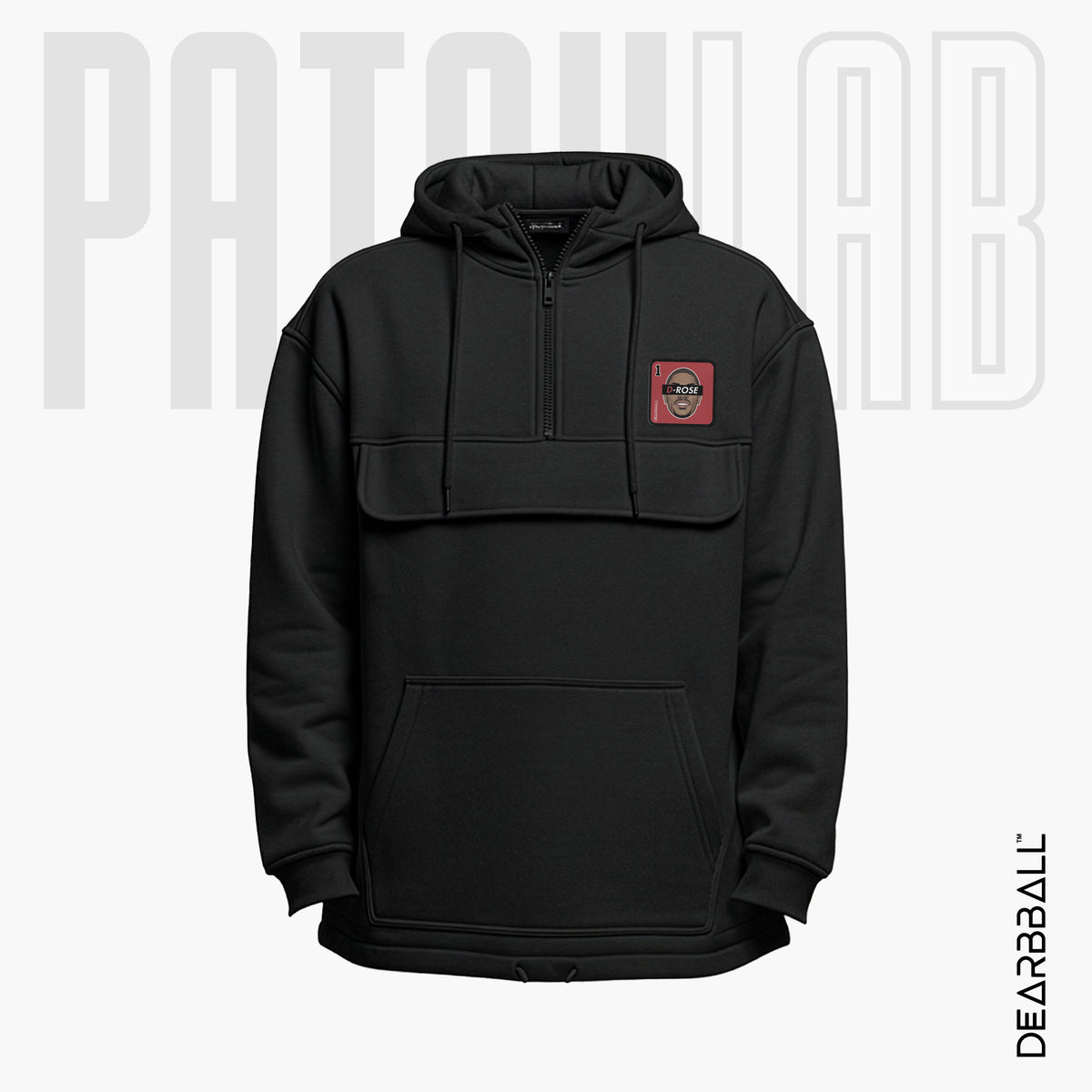 Hoodie 3/4 Zip PatchLab