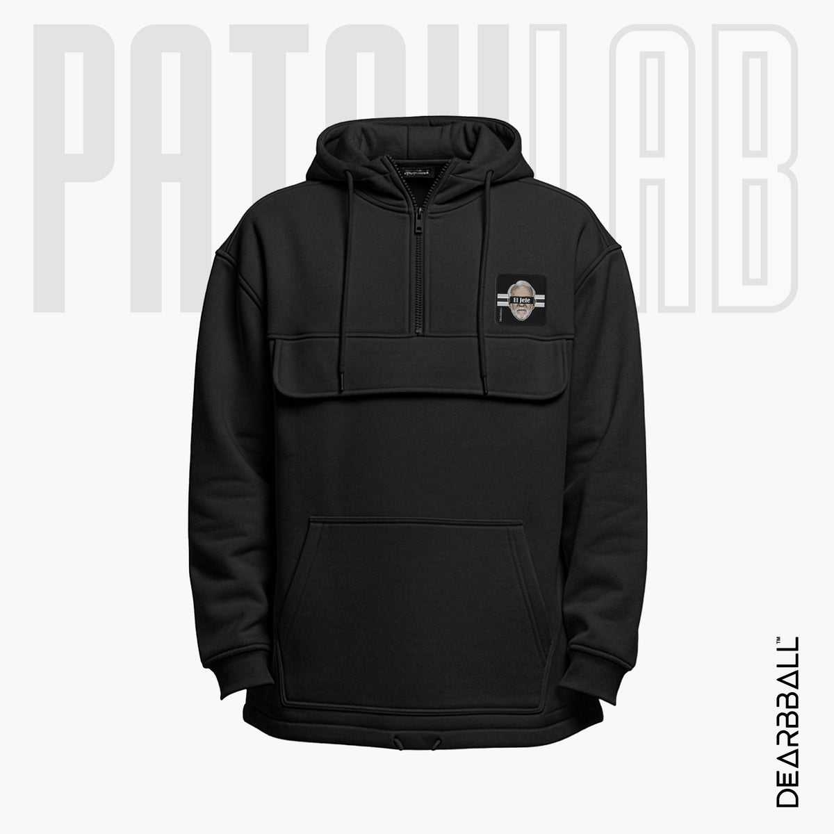Hoodie 3/4 Zip PatchLab