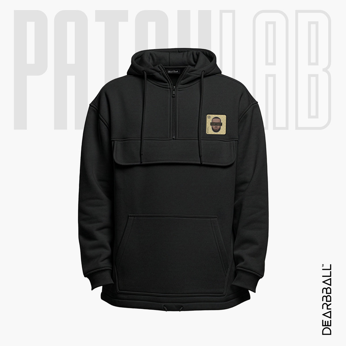 Hoodie 3/4 Zip PatchLab