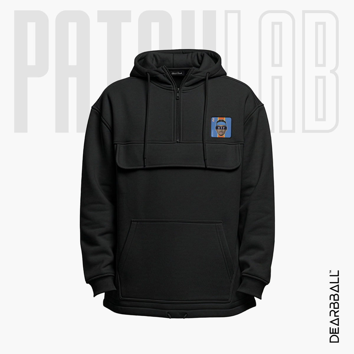 Hoodie 3/4 Zip PatchLab