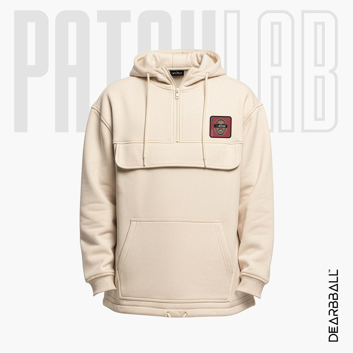 Hoodie 3/4 Zip PatchLab