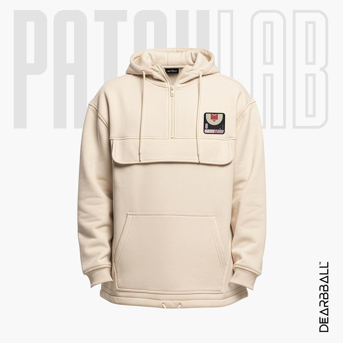 Hoodie 3/4 Zip PatchLab
