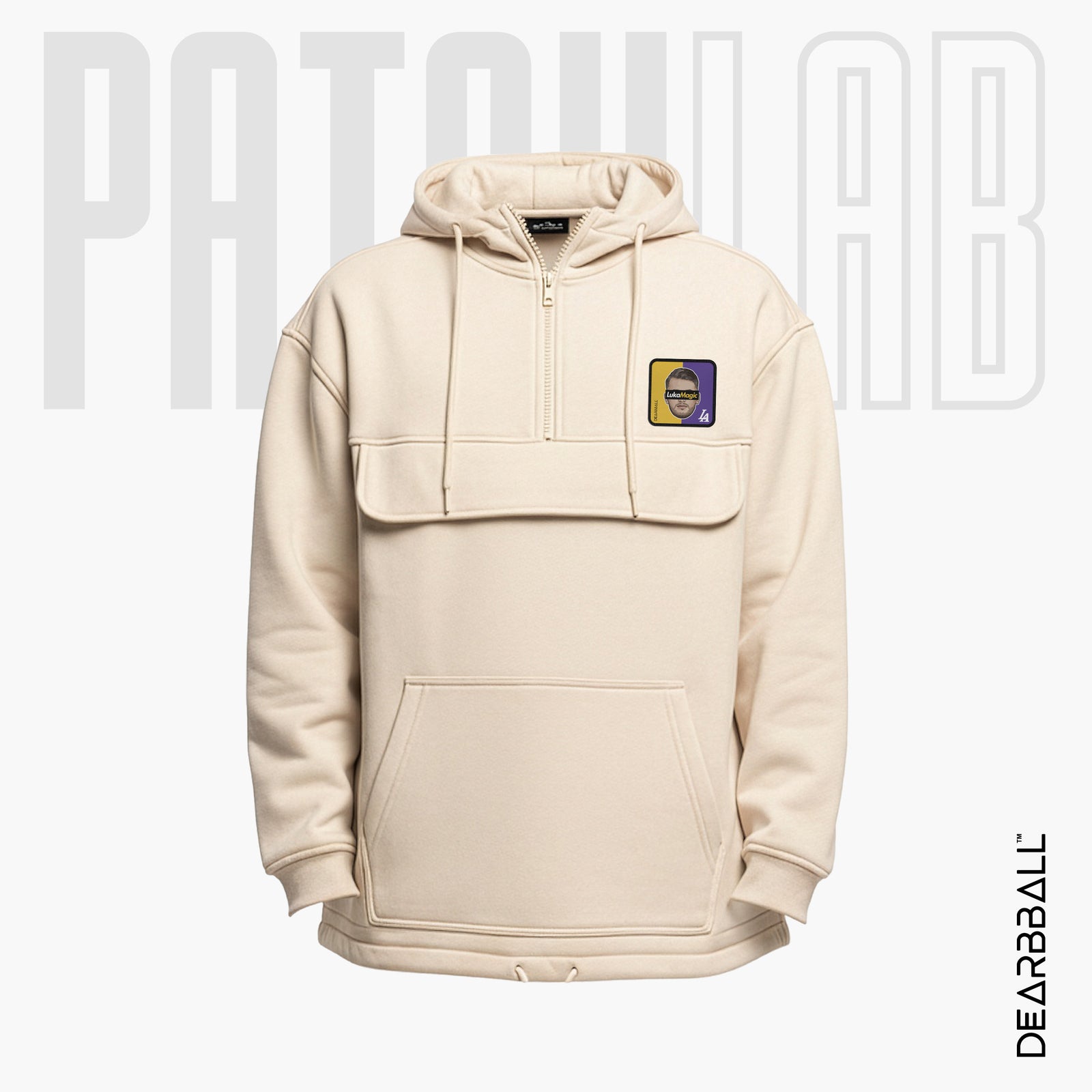 Hettegenser 3/4 Glidelås PatchLab