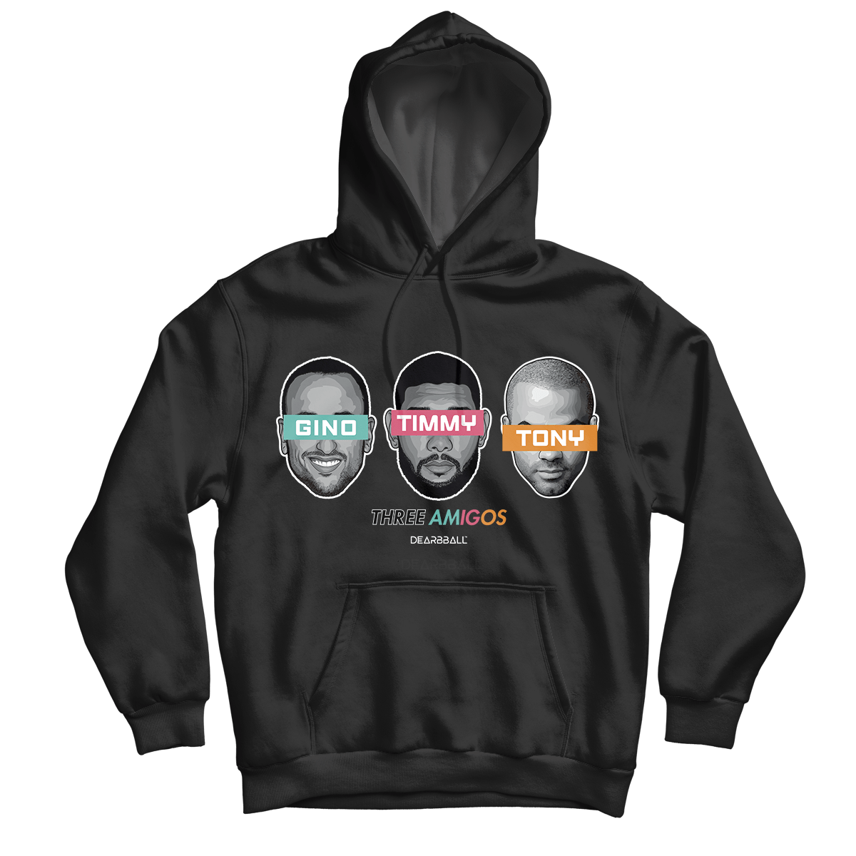 DearBBall Sweat à Capuche - THREE AMIGOS Fiesta Edition