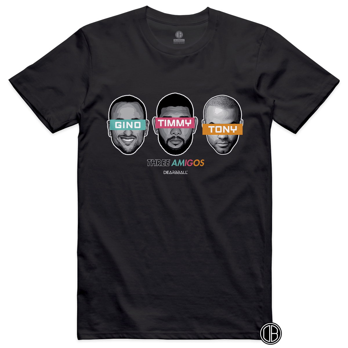 DearBBall T-Shirt - THREE AMIGOS Fiesta Edition