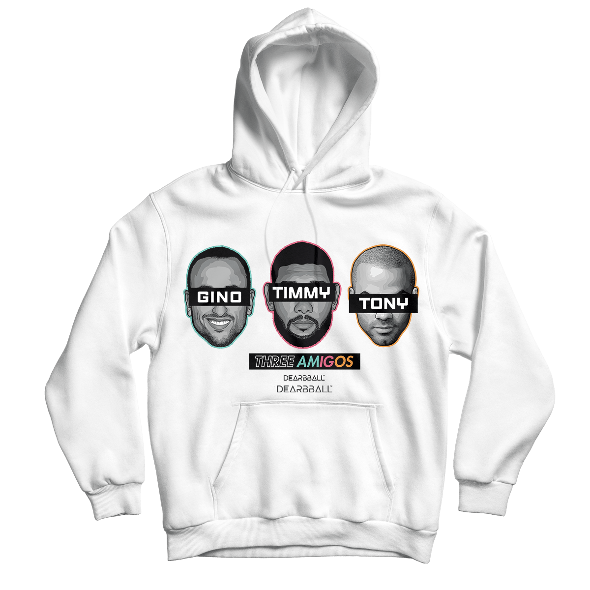 DearBBall Sweat à Capuche - THREE AMIGOS Fiesta Edition