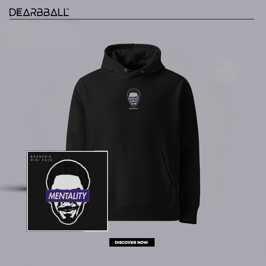 DearBBall Hoodie Premium - Afro Mentalität BRODERIE Edition