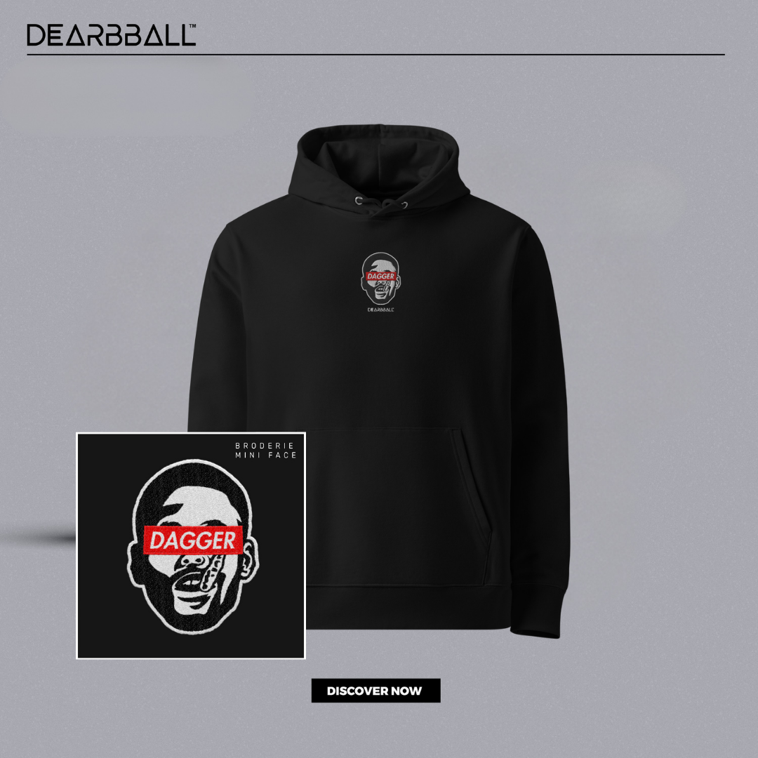 DearBBall Hoodie Premium - Dagger MouthGuard BRODERIE Edition