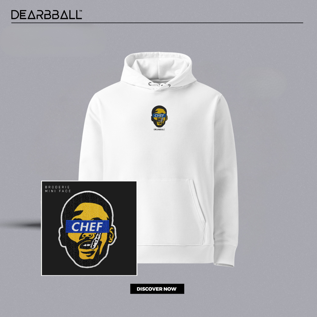 🔒 DearBBall Hoodie Premium - Chef MouthGuard BRODERIE Edition