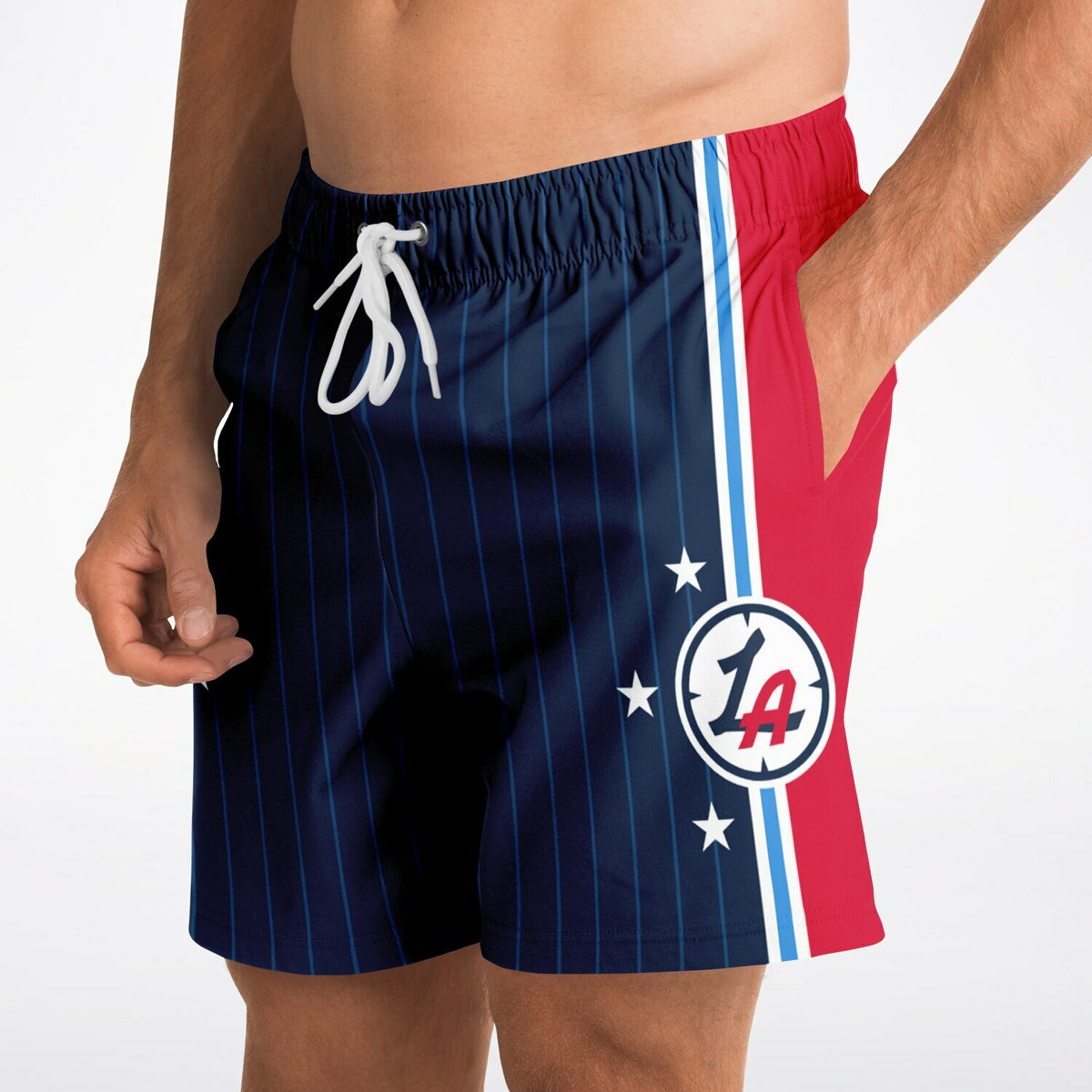 DearBBall 時尚短褲 - LA GAMETIME 藍色版