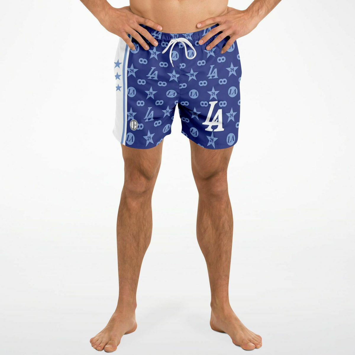 INFINITY Blue Swim Trunks