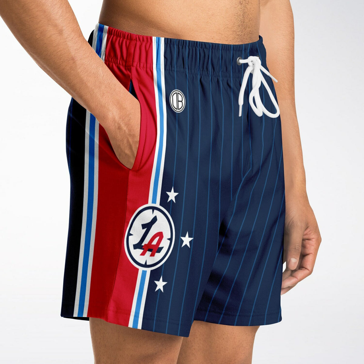 DearBBall 時尚短褲 - LA GAMETIME 藍色版