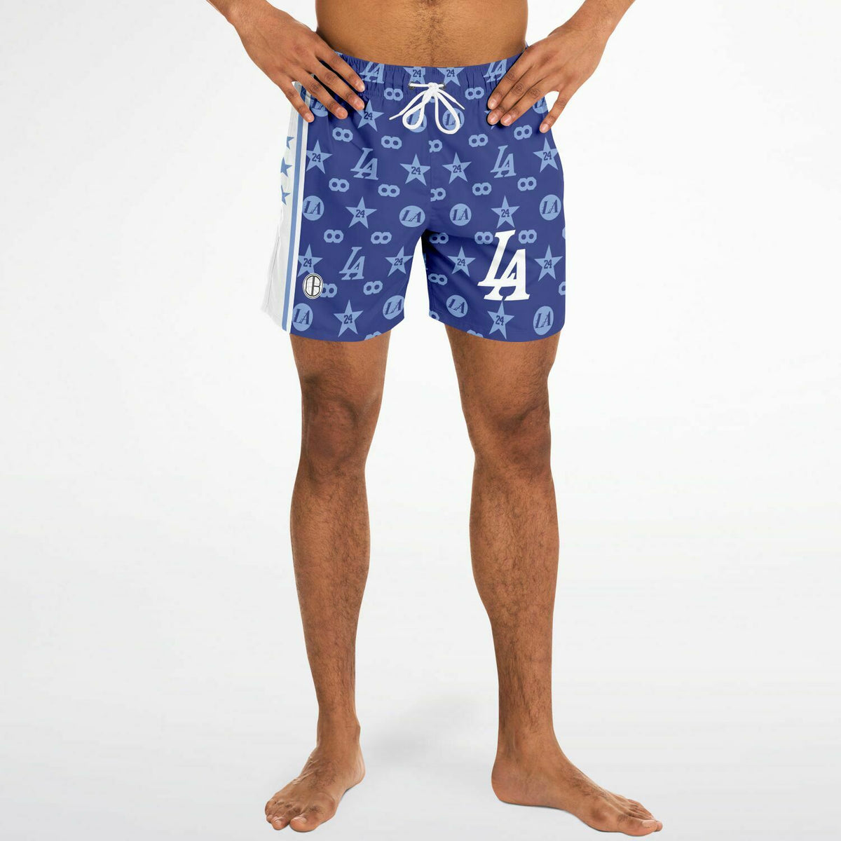 INFINITY Blue Swim Trunks