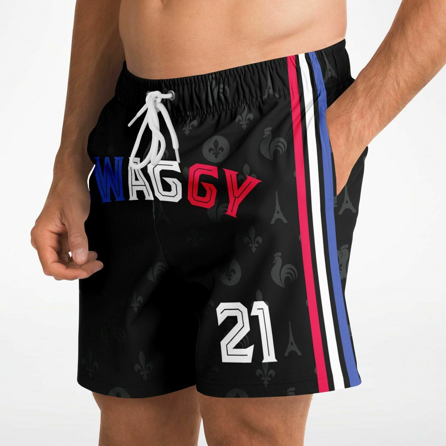 DearBBall Fashion Shorts - SWAGGY France Royauté Black Edition