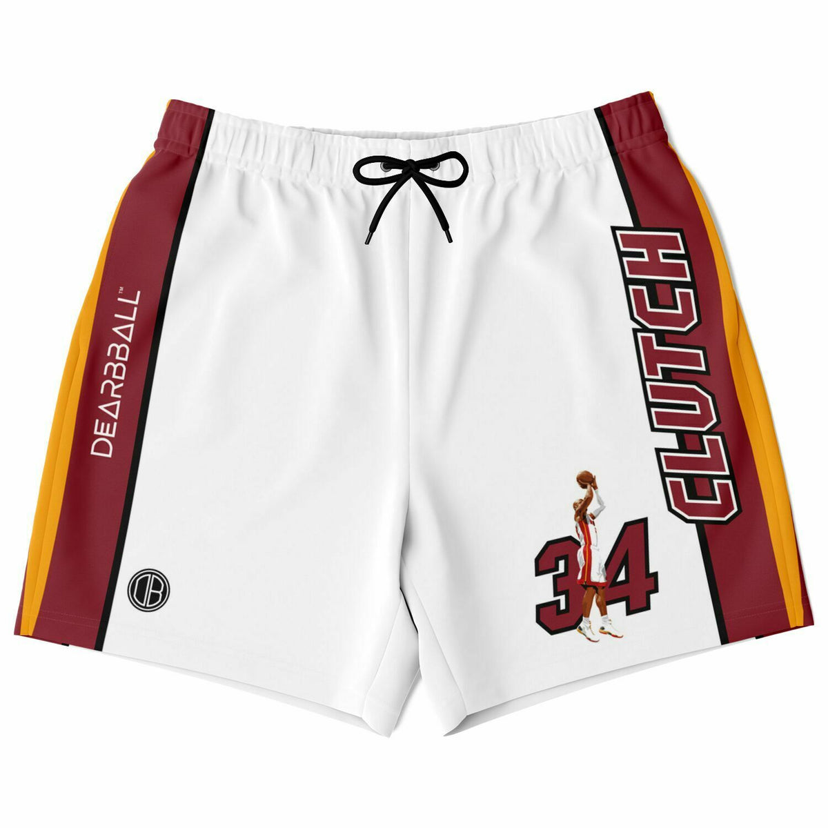 DearBBall Pantaloncini Fashion - CLUTCH Shoot Legendary Miami Edizione Bianca