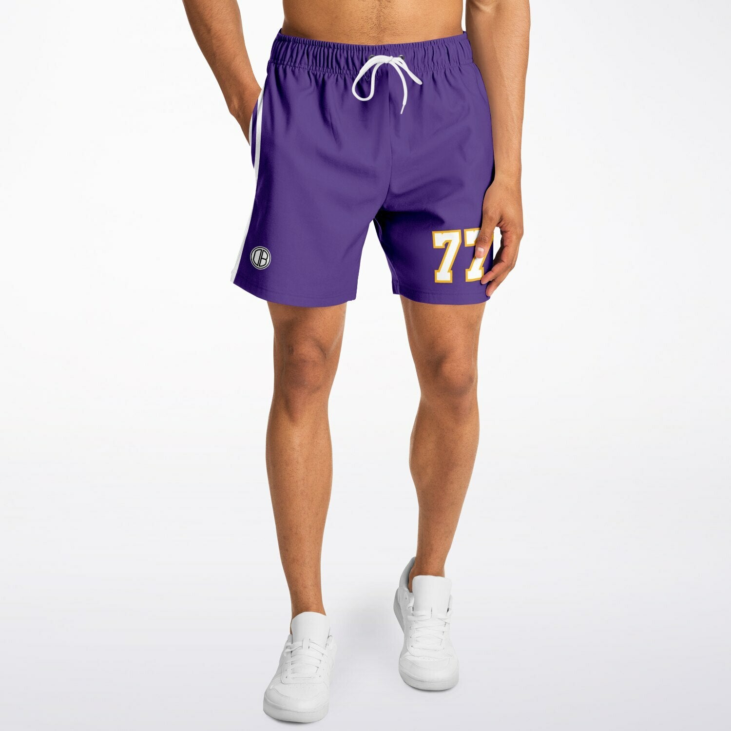 DearBBall Fashion Short - LukaMagic 77 Edição Roxa e Dourada