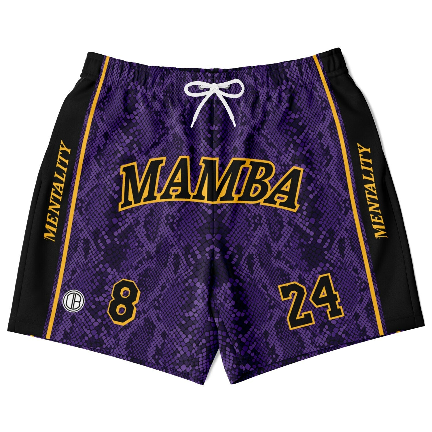 DearBBall Fashion Short - MAMBA 8 24 Snake Skin Purple Edition