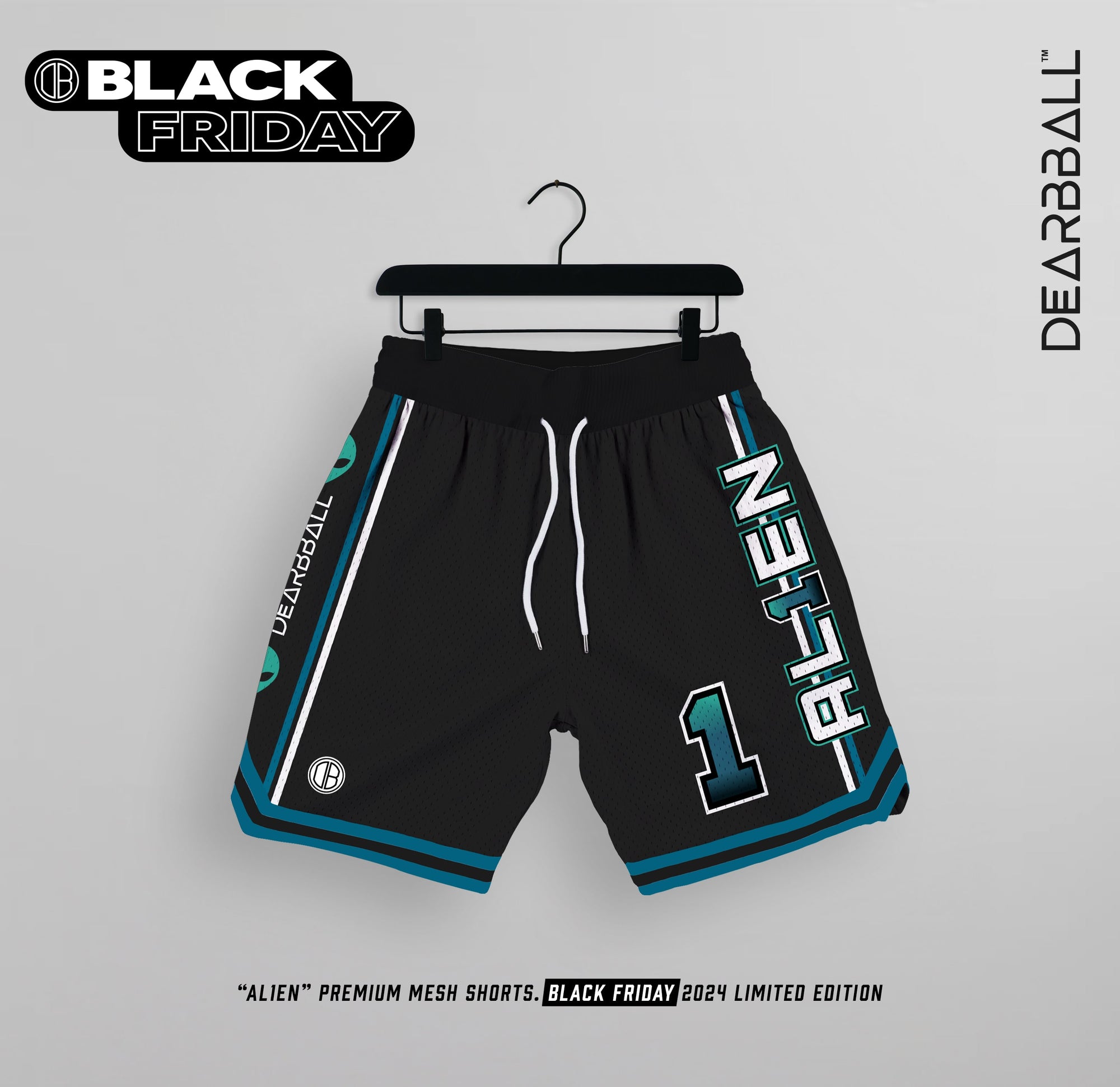 DEARBBALL BROOKLYN MESH SHORTS - BKN STREET LIMITED EDITION 