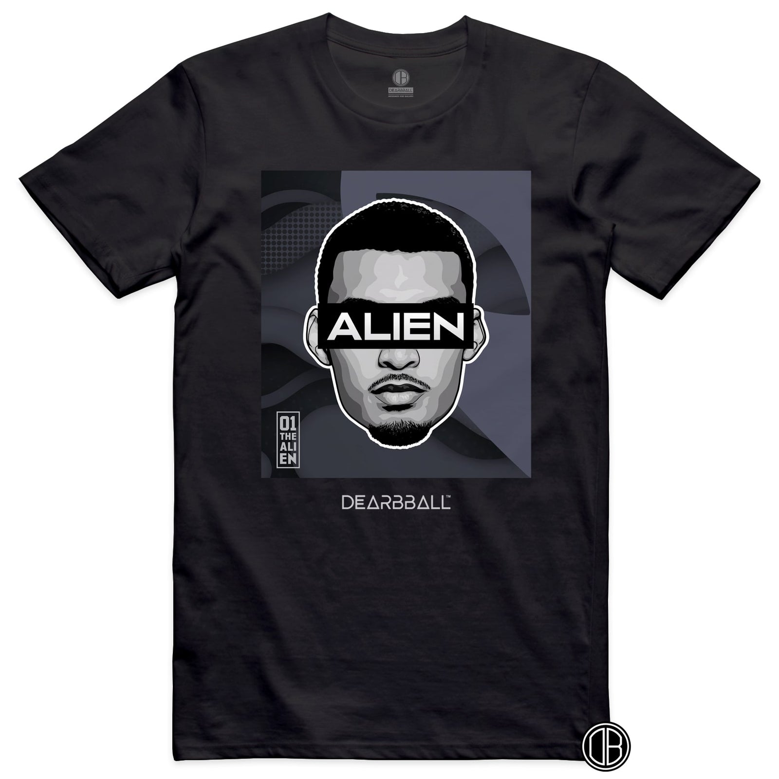 DearBBall T-Shirt - ALIEN Black & Silver Luxury Edition