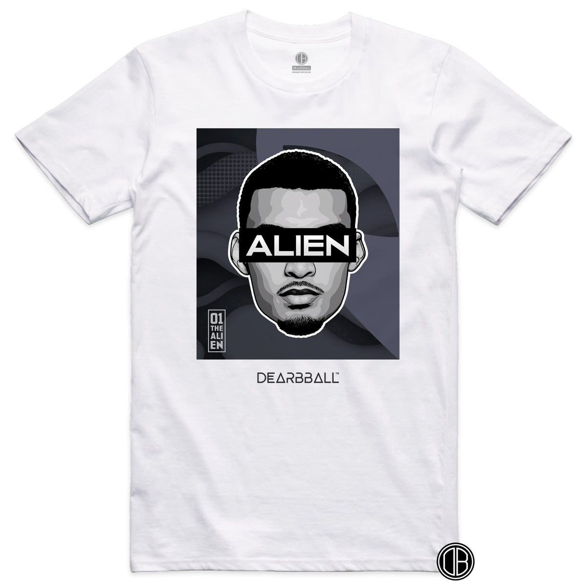 DearBBall T-Shirt - ALIEN Black &amp; Silver Luxury Edition